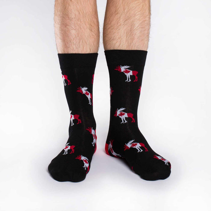 Men's Big & Tall Canada Moose Socks