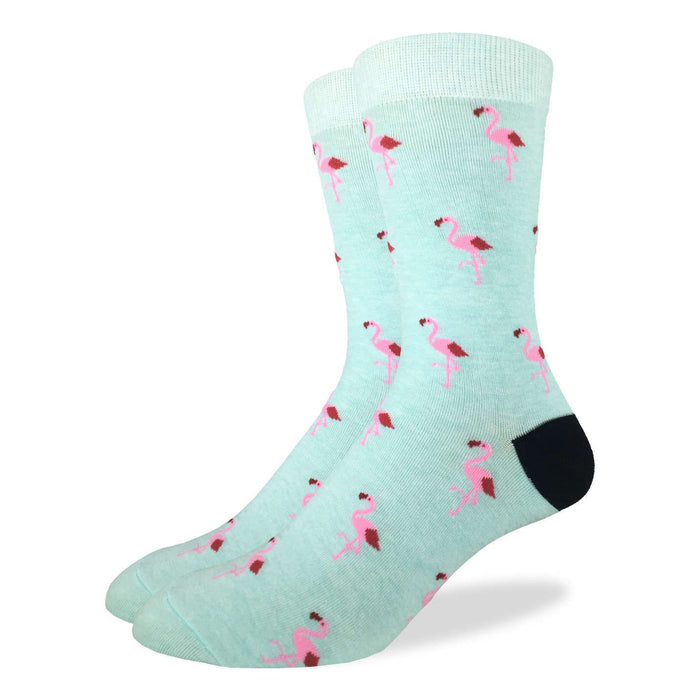 Men's Mint Flamingo Party Socks
