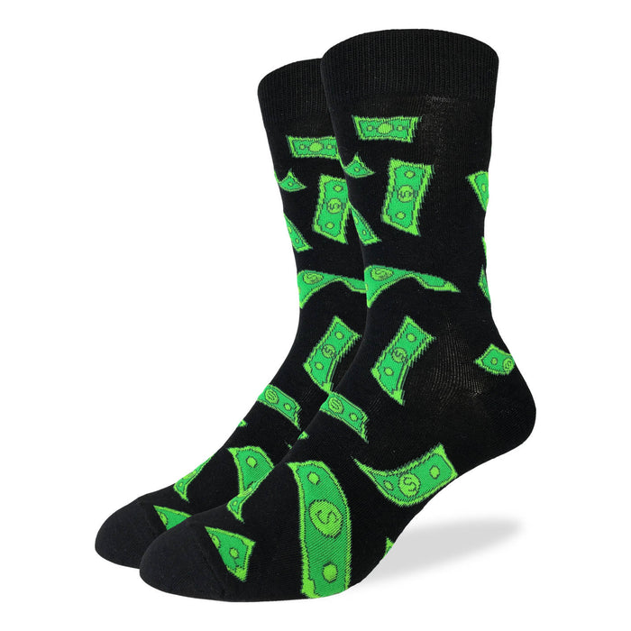 Men's Big & Tall Raining Money Socks