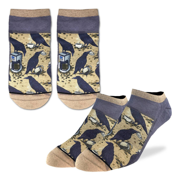 Men's Coffee Crow Ankle Socks