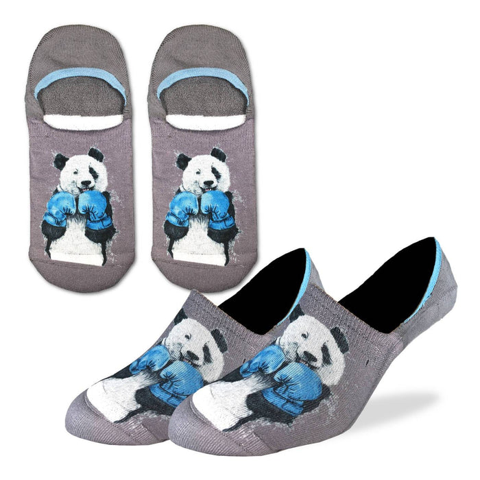 Men's Boxing Panda No Show Socks