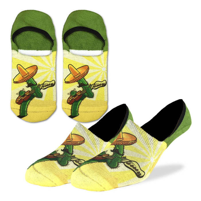 Men's Cactus Guitar No Show Socks